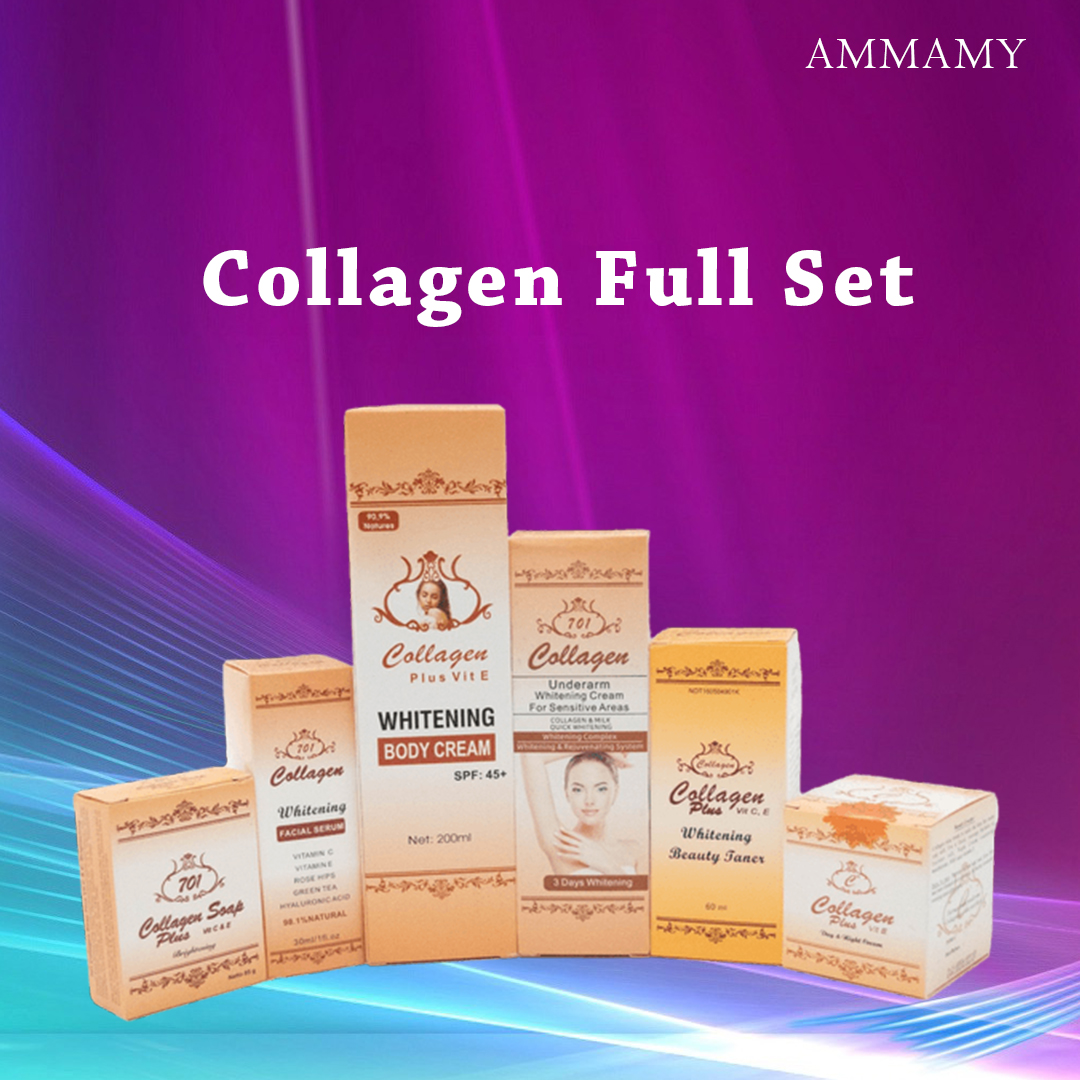 Collagen Plus Vitamin E Set Body Cream Day Cream Night Cream Toner